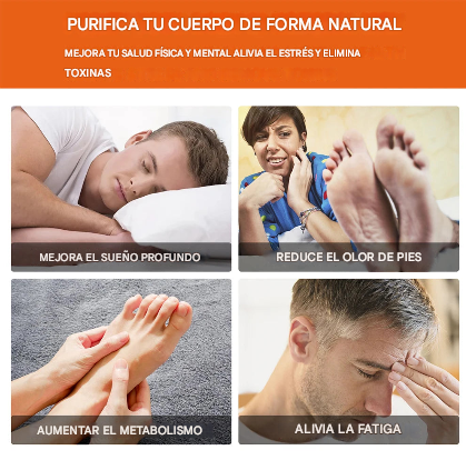 10 unidades de Parche Detox para Pies